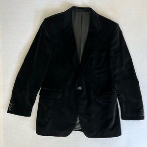 Paul Smith Rare One Button Black Velvet Blazer Size 111cm (42 on web site)